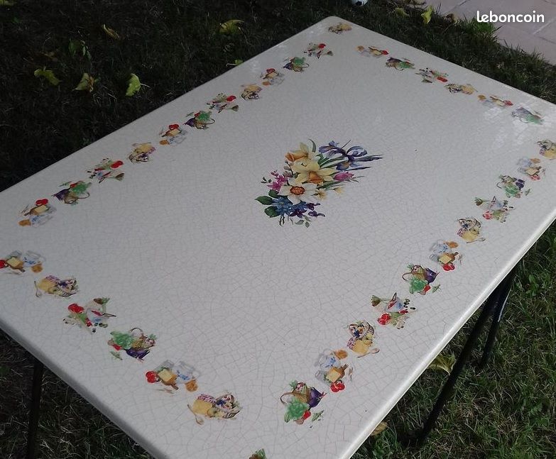 Plateau de table en lave emaillee (image 2)