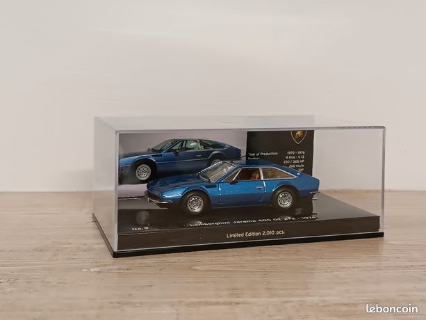 Miniature Minichamps 1/43 – Lamborghini Jarama 1974 – Argent – Neuve
