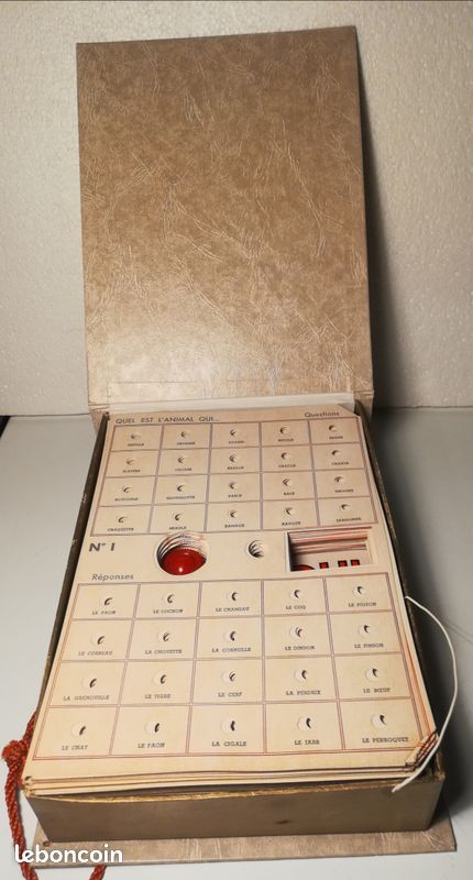 Jeu éducatif Ancien Encyclo Electric De Mr Champagne (années 1950) - À Restaurer - Pièce De Collection