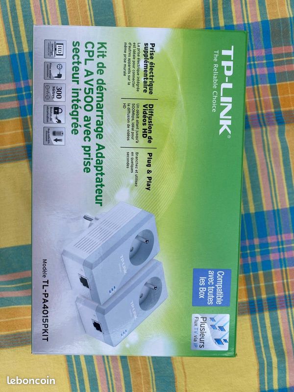 Kit de démarrage Adaptateur CPL AV500 (image 1)