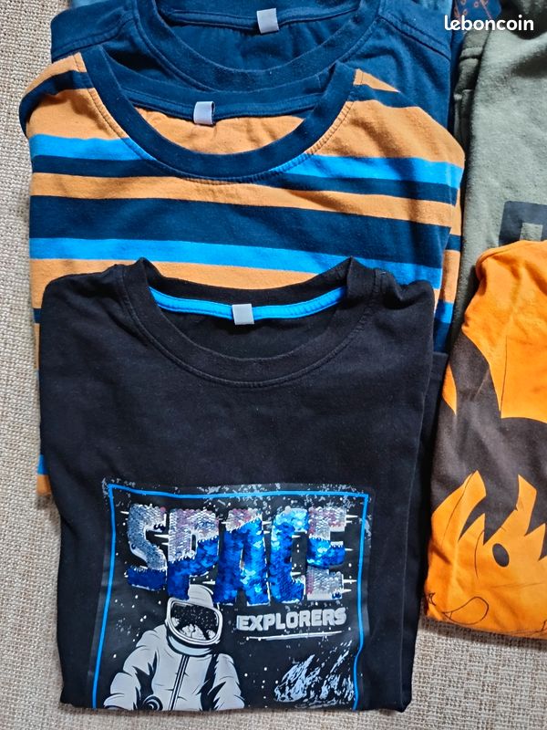 Lot Tee shirts manches longues garçon 12 ans (image 2)