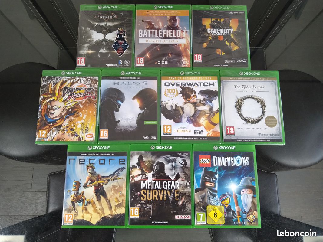 Lot De 14 Jeux Vidéo Pour Xbox 360, En Bon état - Jeux Variés, Boîtiers Et Notices Inclus