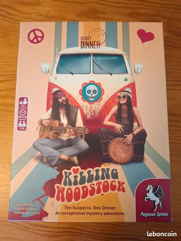 Boîte de jeu enquête - murder party - Killing Woodstock (image 1)