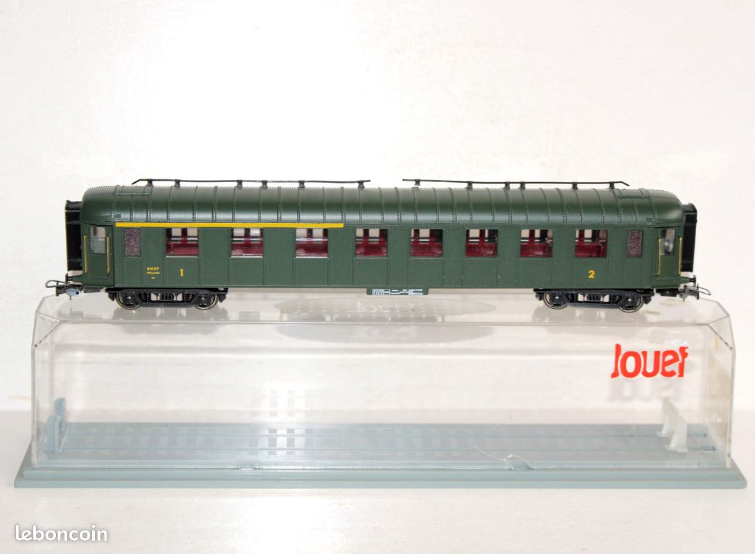 JOUEF HO 511500 VOITURE VOYAGEUR A RIVET MIX 1e + 2e CLASSE OCEM RA SNCF AMENAGÉ (image 2)