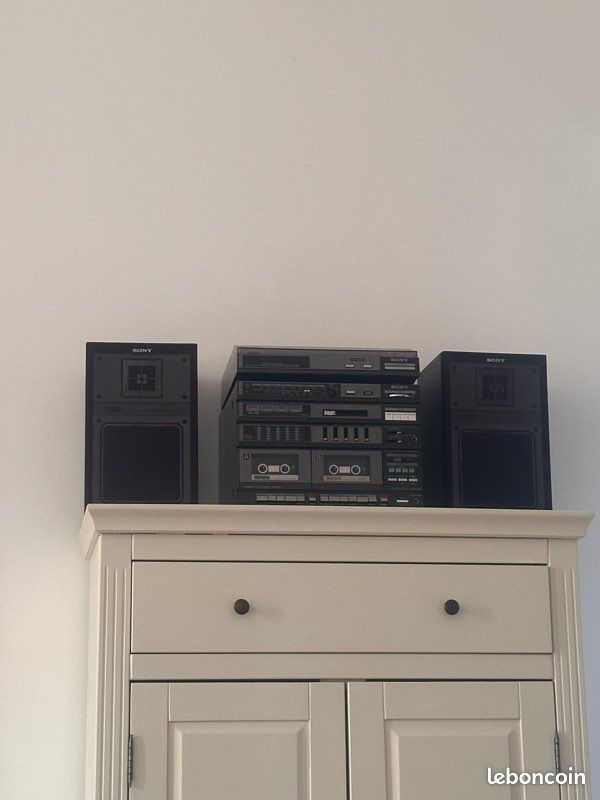 Chaîne Hi-Fi Sony XO-700W Vintage Années 80 – Complète avec platine vinyle, enceintes et notice (image 3)
