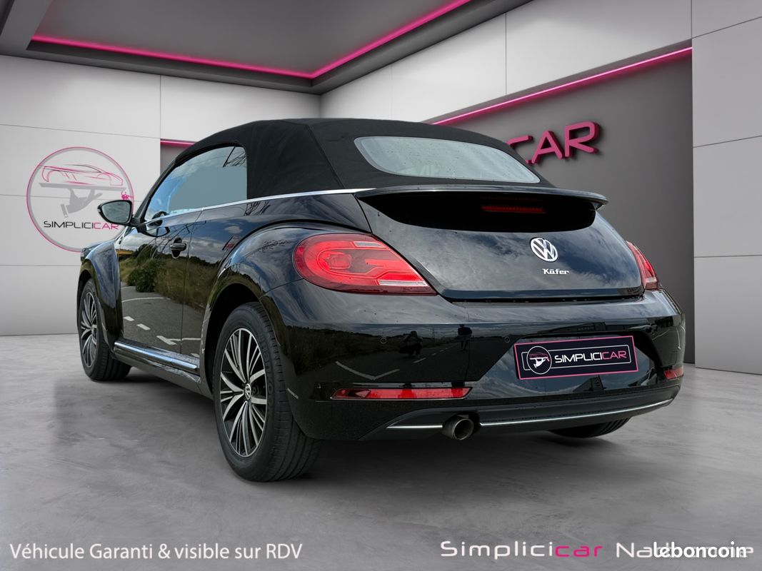 VOLKSWAGEN NEW BEETLE DECAPOTABLE Sound 1.2 TSI 105ch Garantie 12 mois Carplay sièges chauffant (image 3)