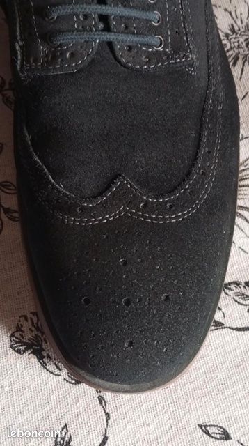 Derby cuir daim marine 42 pour homme (image 1)