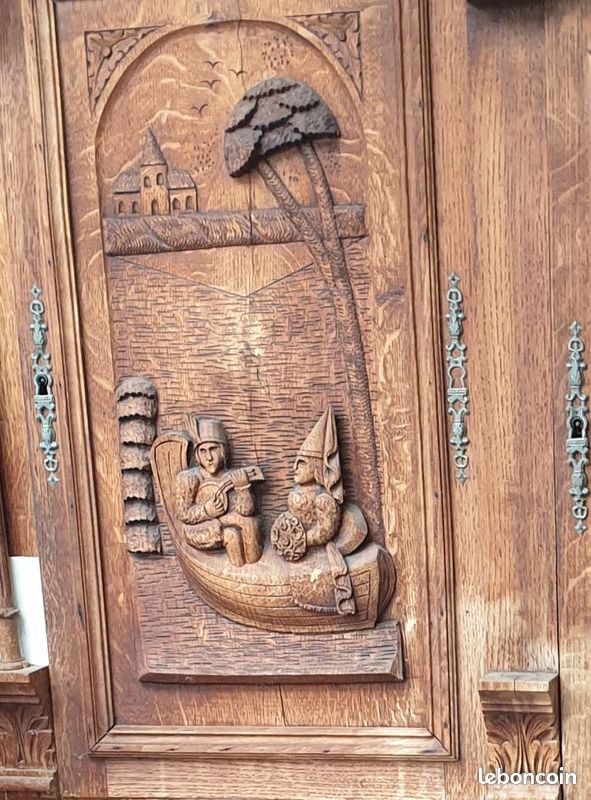 Armoire buffet, Henry II - sculptée (image 2)