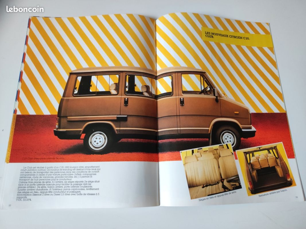 Stores Sur Mesure Hayon Kit Stores Thermiques Citroën C25 1981-1993 - Ensemble Complet Hayon - Doublure Jaune Kit Stores Thermiques Complet Hayon Pour Citroën C25 1981-1993