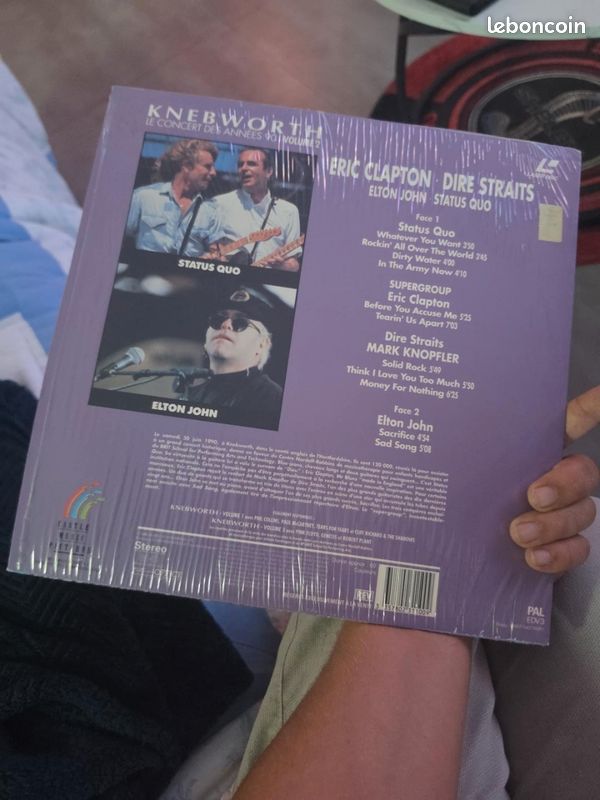 Lot de 12 LaserDiscs vintage – Johnny Hallyday, Dire Straits, Disney, Tina Turner (image 17)