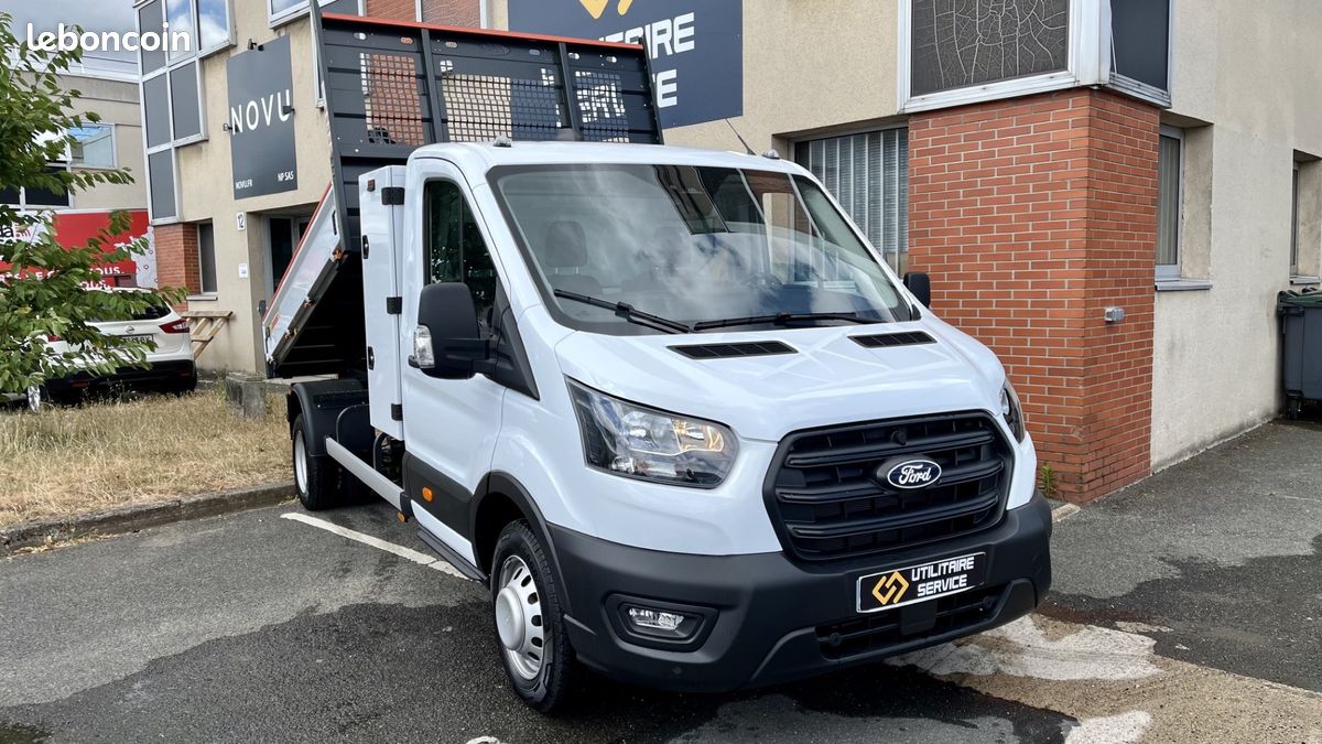 36 990 ht / ford transit benne coffre p350 rj 2.0 ecoblue 165 cv bvm6 trend business / tva recuperable (image 1)