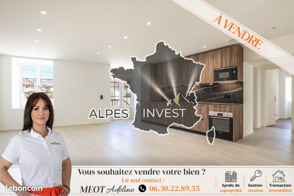 Appartement 3 pièces 74 m² · à Pontcharra · 74 m² · 259 000 €