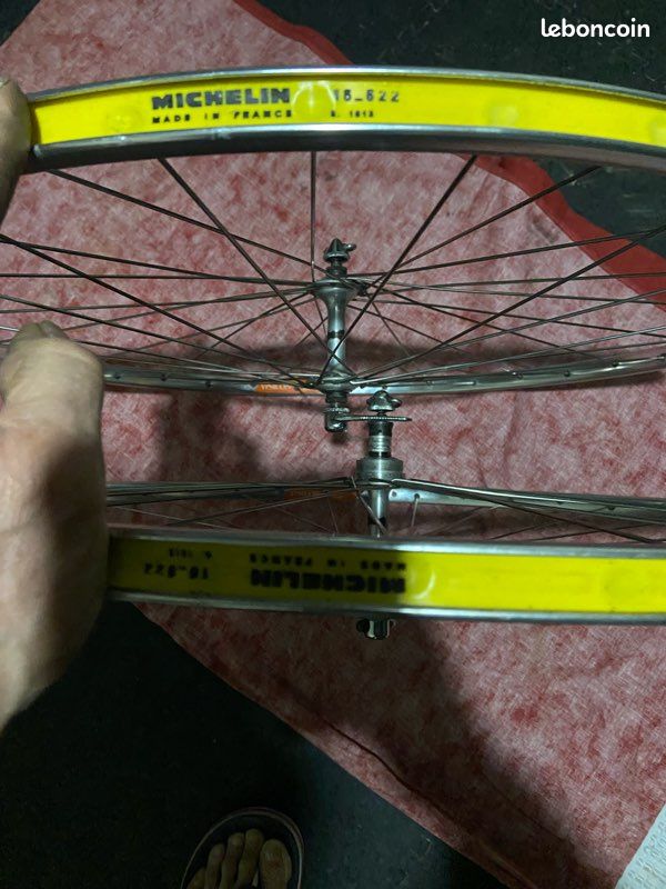Paire De Roues Campagnolo Record 5 Vitesses 700C - Tubular, Presta, Jamais Utilisées, Aluminium Gris