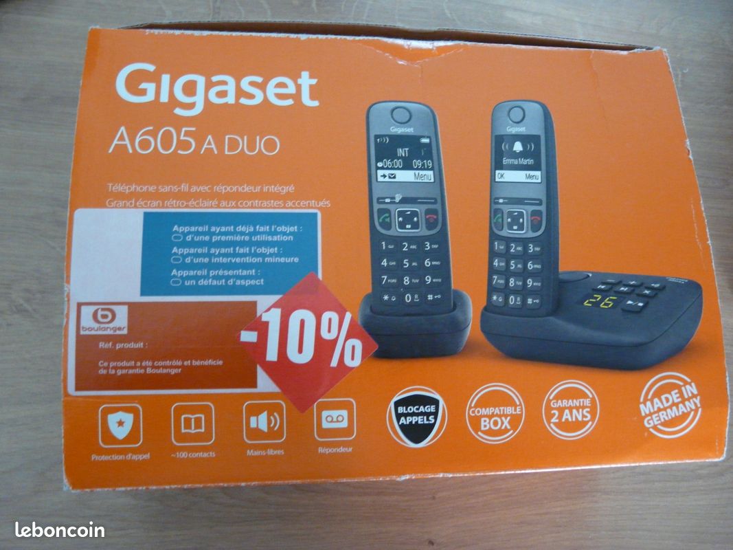Téléphone fixe philips Gigaset Duo (image 1)