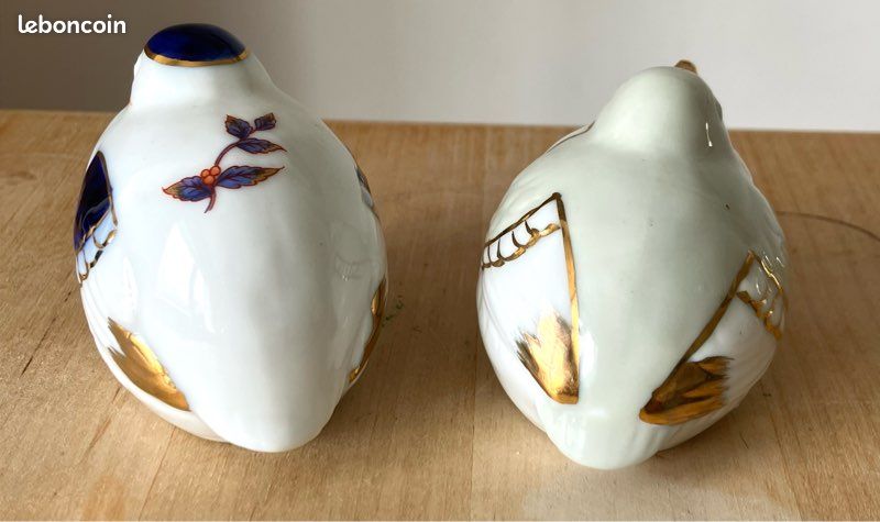 Lot de 2 oiseaux en porcelaine (image 4)