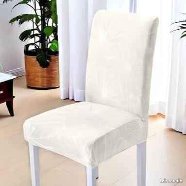 4 housses pour chaises extensible (image 1)
