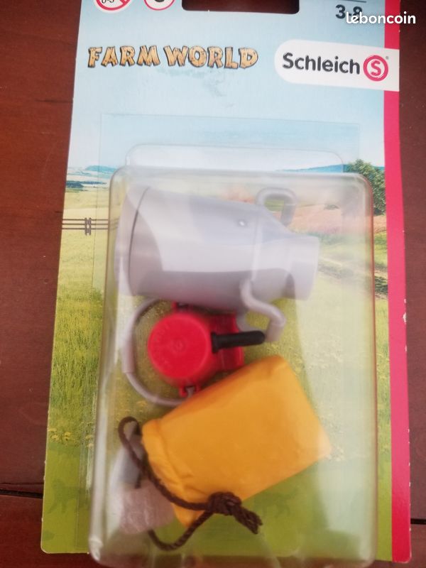 Schleich lot accessoires d'entretien des écuries ou de la ferme (image 2)
