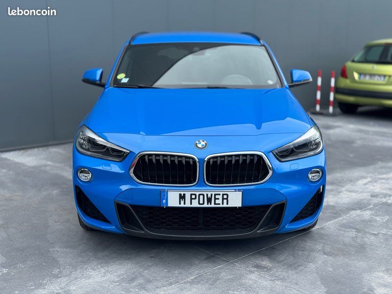 Bmw x2 2.0 d 190 cv pack m SPORT X / xdrive bleu misano / BVA / ALCANTARA / EXCELLENT ÉTAT (image 8)