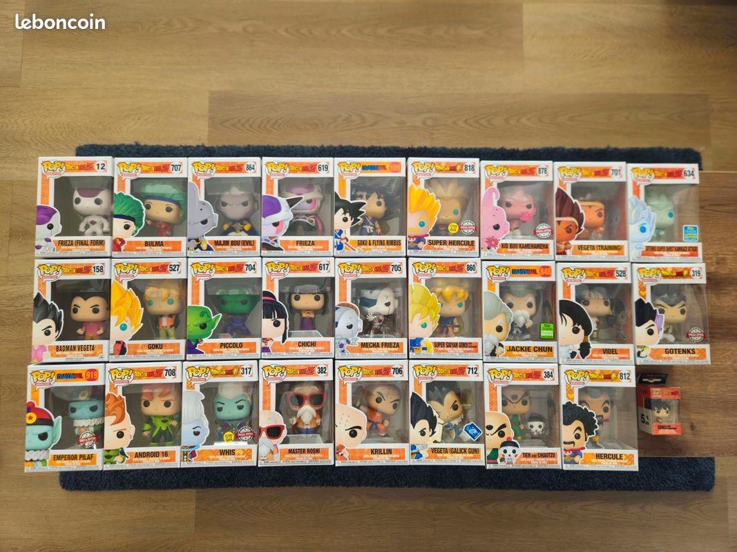 Lot De 26 Figurines Pop – Collection – Neuves