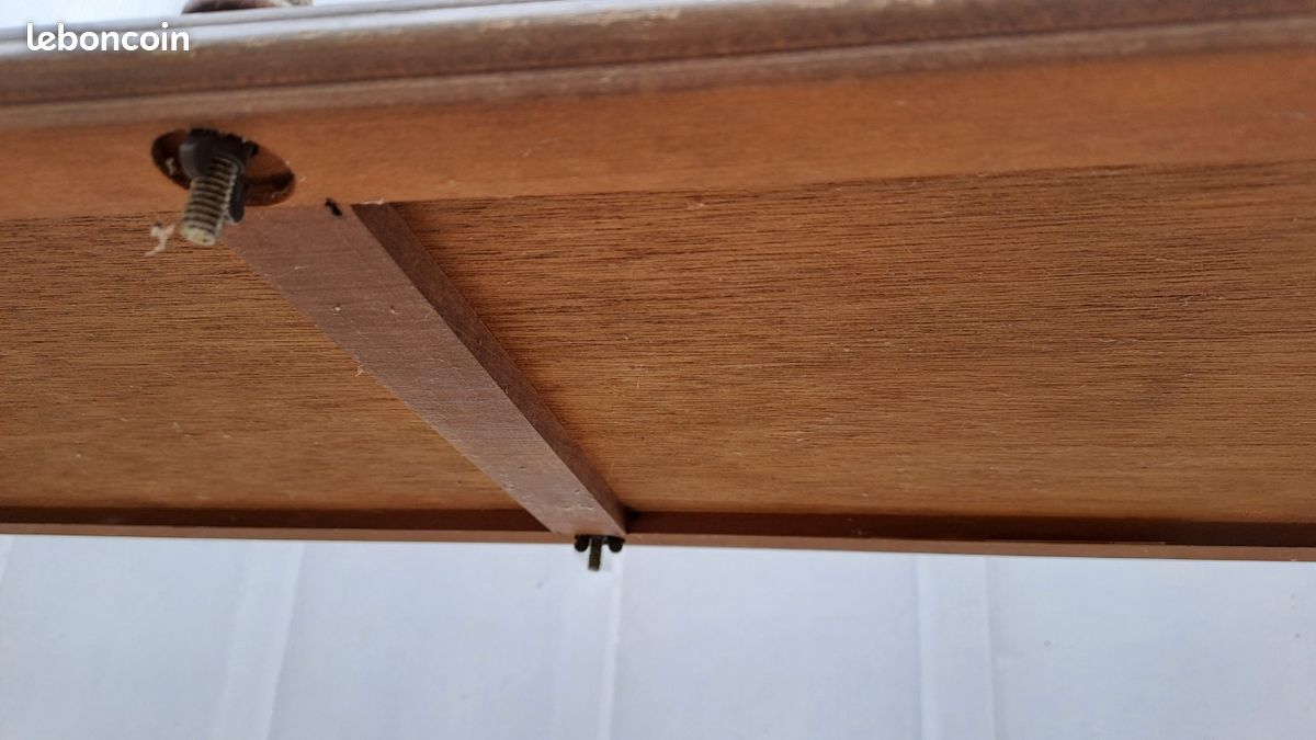 Jardinière Vintage d intérieur en bois sur pieds vernis / Porte plantes /1970-1980 (image 16)