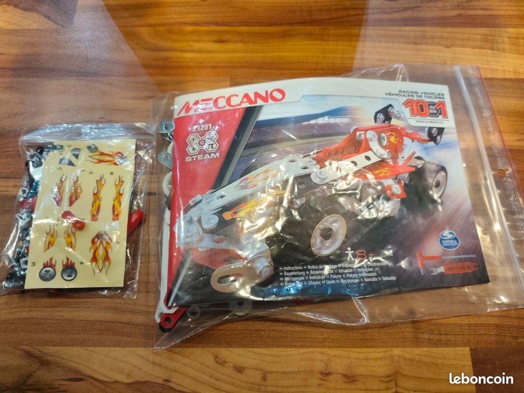MECCANO "Racing Vehicles 10en1" Ref:2120 (image 3)
