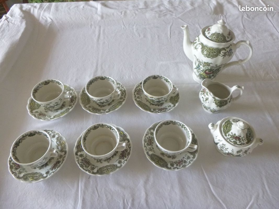 Service a café 6 tasses Ridgway Staffordshire (image 7)