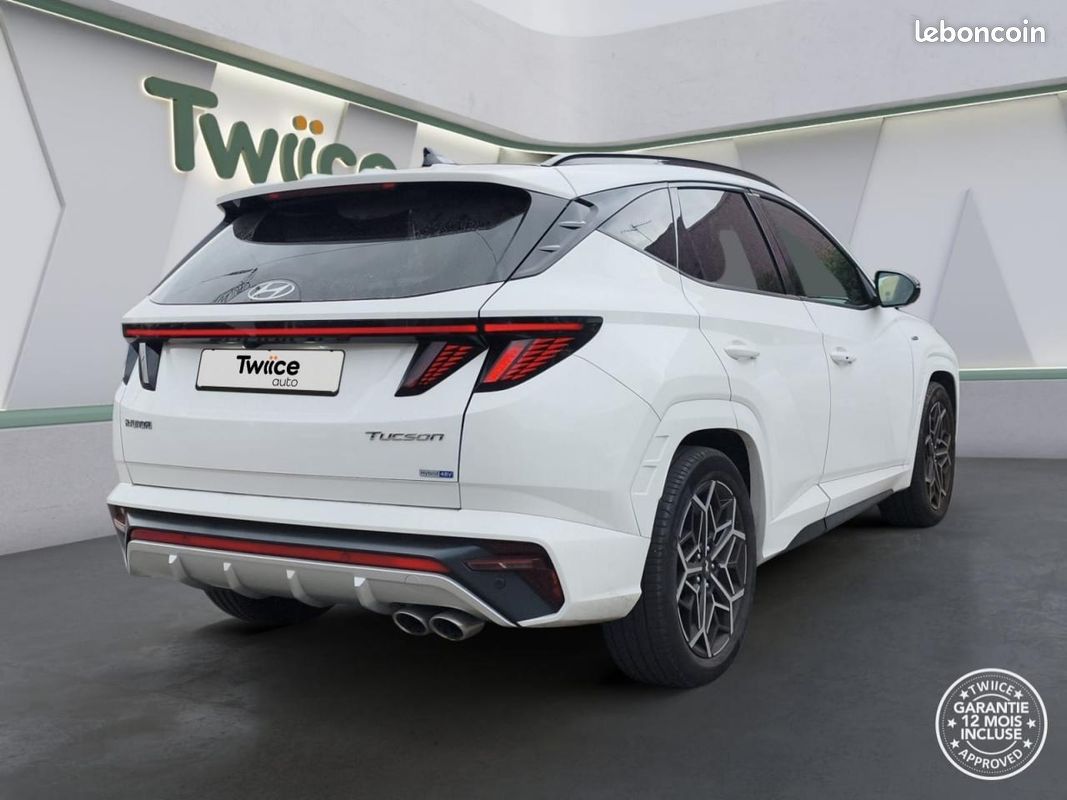 Hyundai tucson 1.6 crdi 135 hybrid mhev n-line executive bva (garantie 12 mois) (image 2)