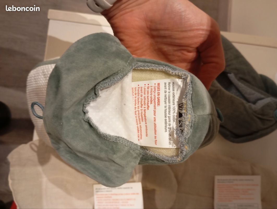 Chausson chauffant sac au graine de lin micro onde Nature et