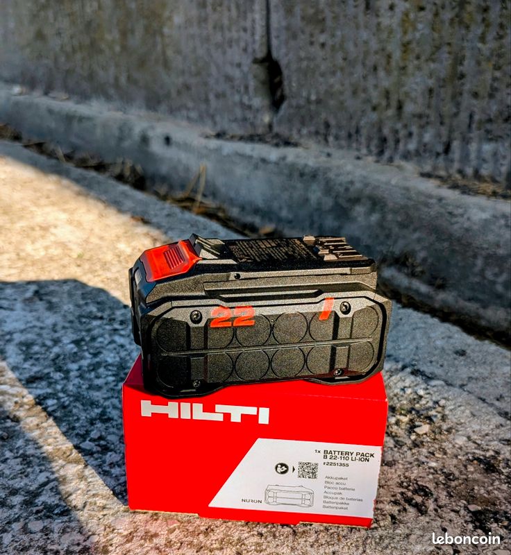 Hilti Batterie B 22-110 Li-ion #2251355 neuve (image 5)