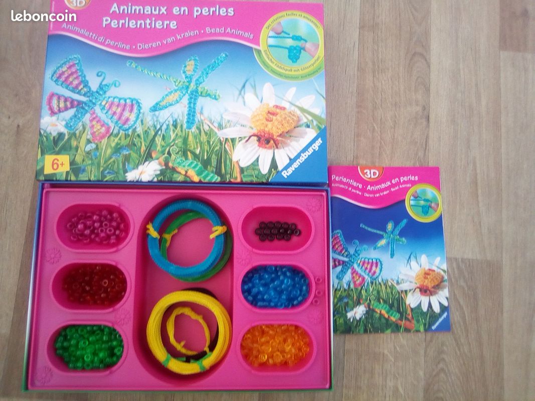 Ravensburger Be Creative - Animaux En Perles 3D - Loisir Créatif Dès 6 Ans - 18247