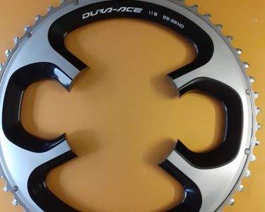 Plateau vintage Shimano Biopace 53 dents 130 BCD 53t ovale