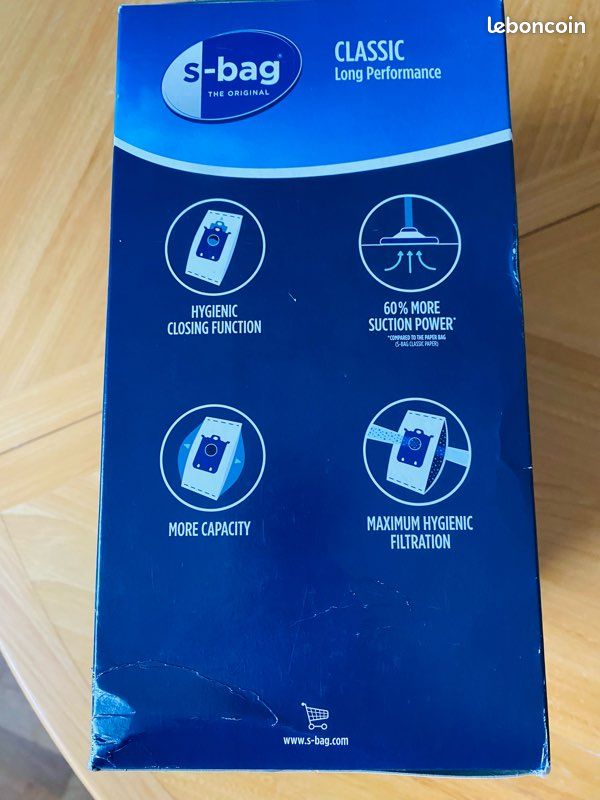 Lot De 6 Sacs D'aspirateur S-bag XXL E210S - Neufs Originaux Pour AEG, Electrolux...