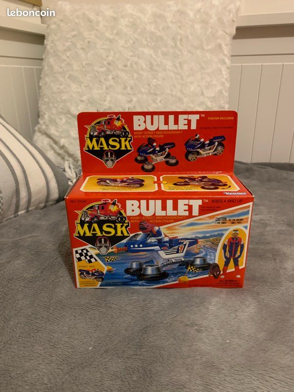 NEW M.A.S.K. Bullet Street Bike/Hovercraft w Ali Bombay 1986 Kenner MASK MISB | eBay