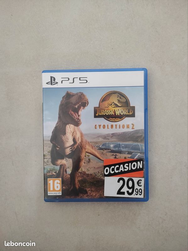 Jurassic World Evolution 2 – Édition Française – Jeu PS5 – Gestion De Parc Dinosaure – Cadeau Fan