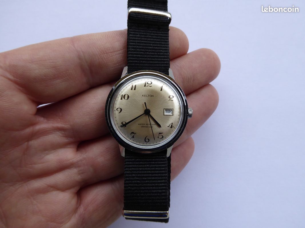Montre Vintage Kelton à Quartz – Pour Révision Ou Pièces, Bracelet Unisexe Adulte