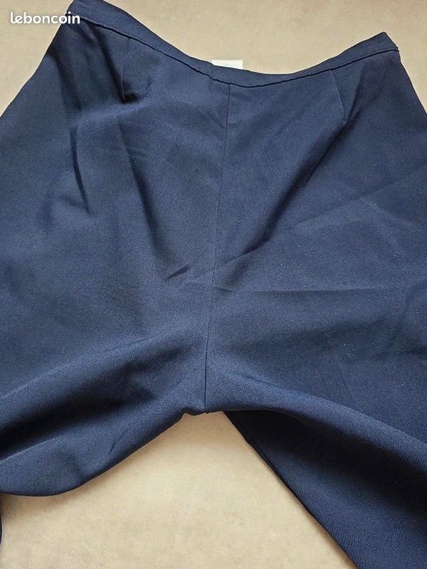 Pantalon de tailleur femme damart bleu marine taille 44 (image 16)