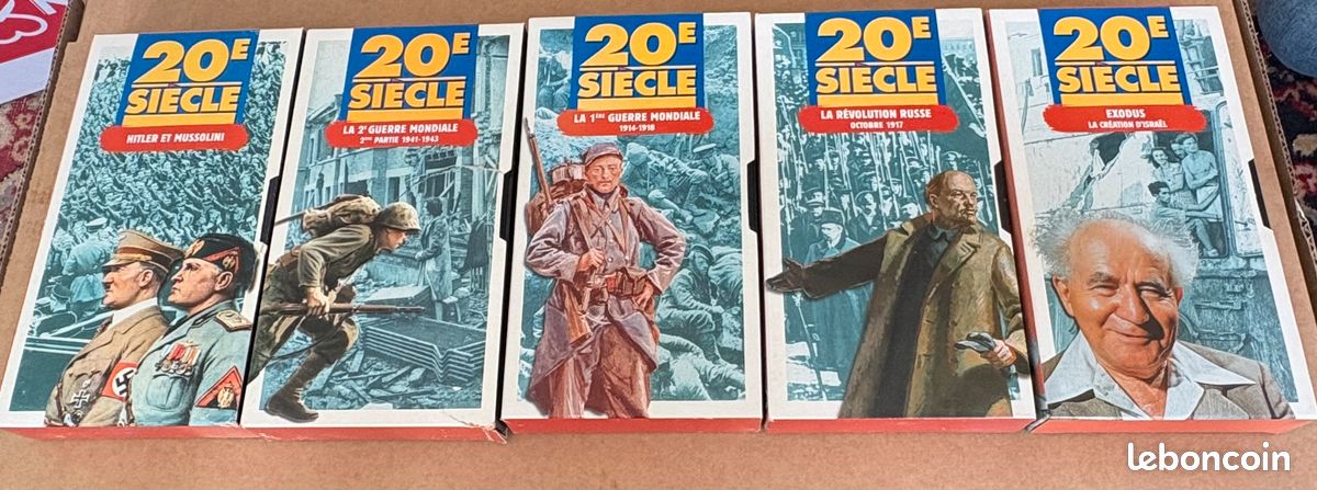 5 cassettes 20 ème siècle (image 1)