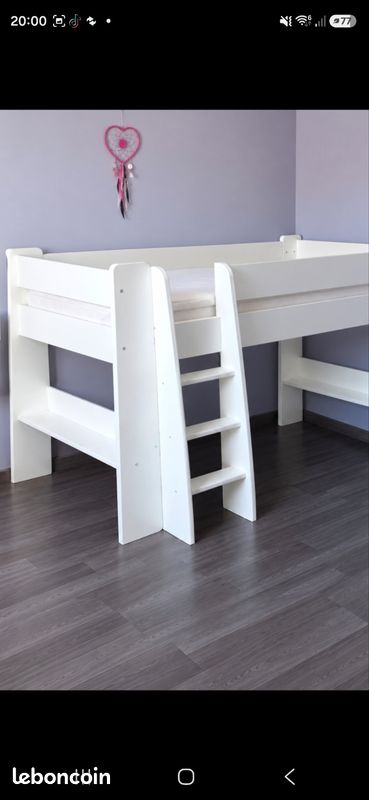 Lit mi Hauteur enfant + matelas (image 1)
