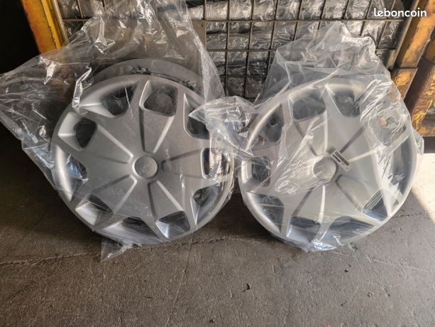 Kit 4 Enjoliveurs 15" Compatibles Ford Transit Custom 2013