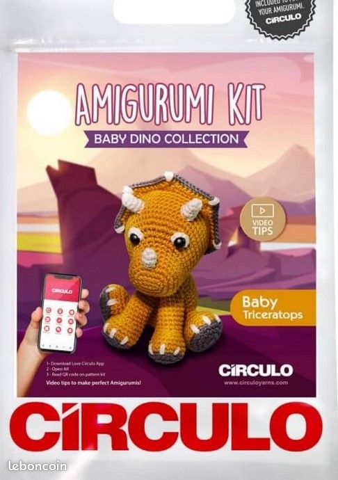 Kit Amigurumi Coleção Dinos Círculo - Lojas Baratão