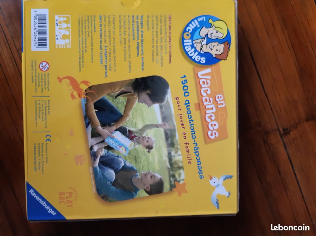 Jeu educatif Les incollables (image 1)