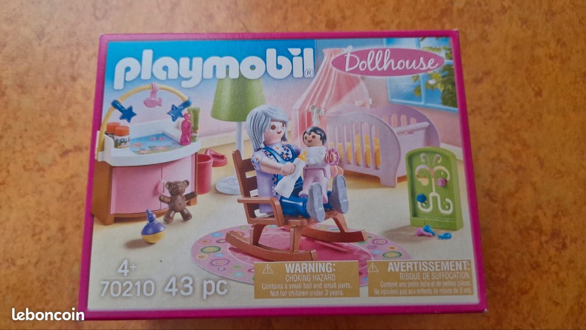 Playmobil dollhouse chambre enfant 70210 (image 1)