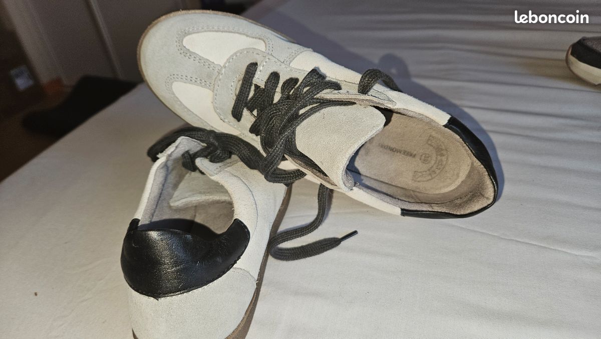 Sneaker cuir souple (image 4)