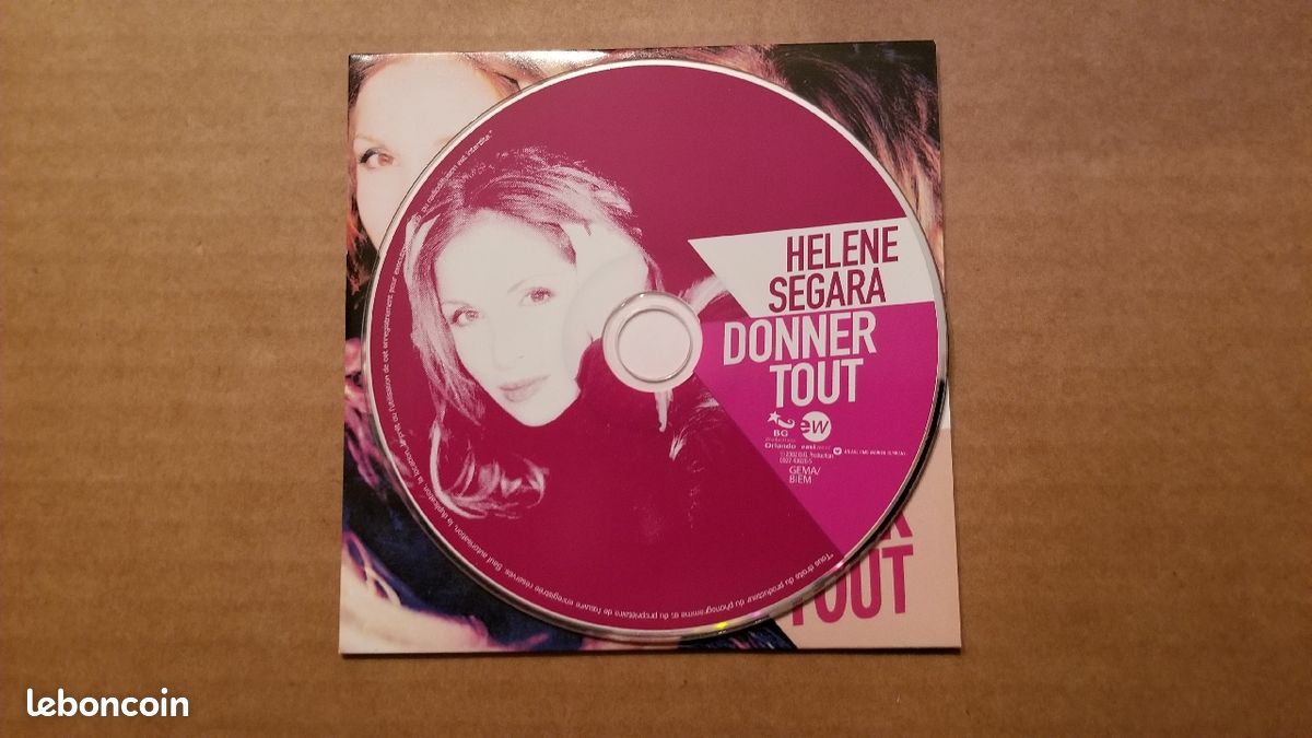 Single CD - Hélène Segara - Donner tout - (image 2)