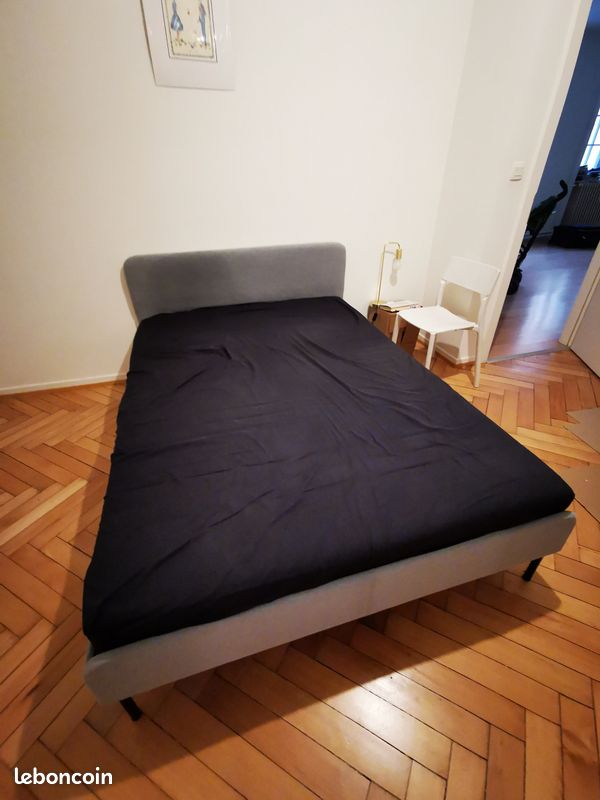 Lit sans matelas - acheté neuf et utilisé seulement 10 mois (image 5)