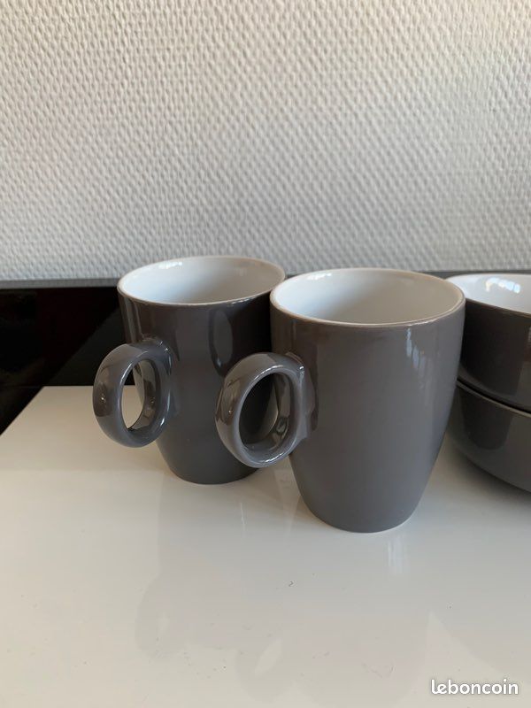 Lot de 6 tasses de thé et café et bols (casa) (image 2)