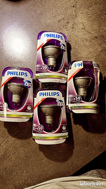 Ampoule LED philips GU10 5,5W (image 2)
