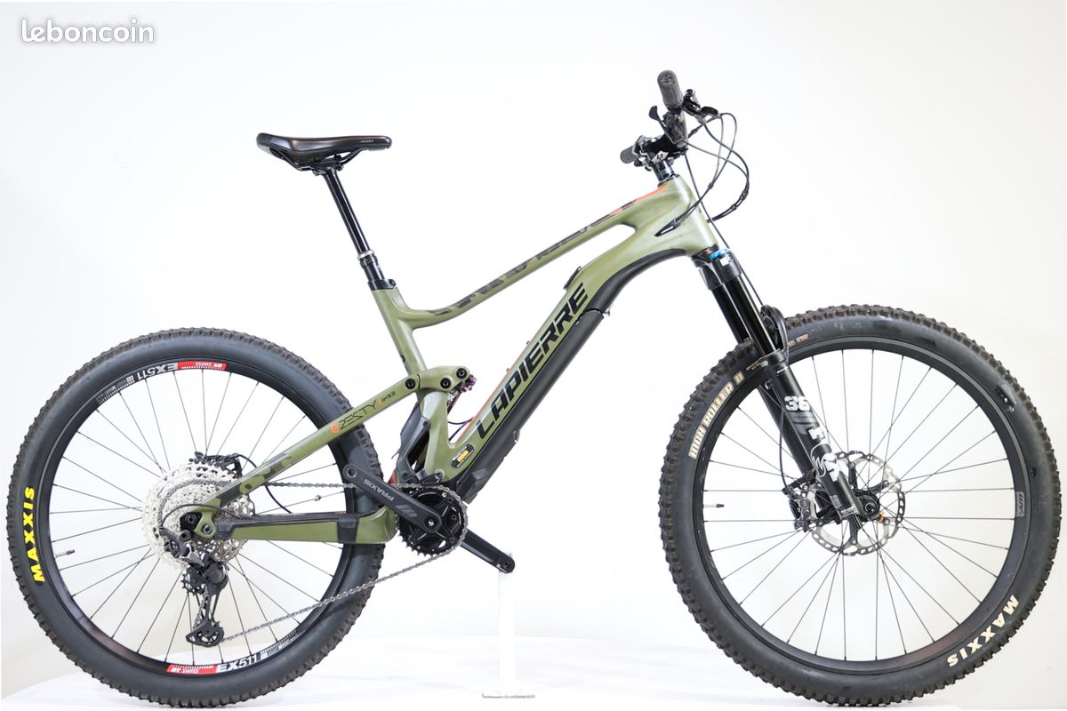 VTT électrique Lapierre EZesty AM 9.2 – Carbone, 27.5", Batterie 252Wh, Vert – Reconditionné