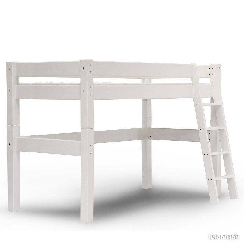 Lit mezzanine évolutif (bois massif) (image 4)