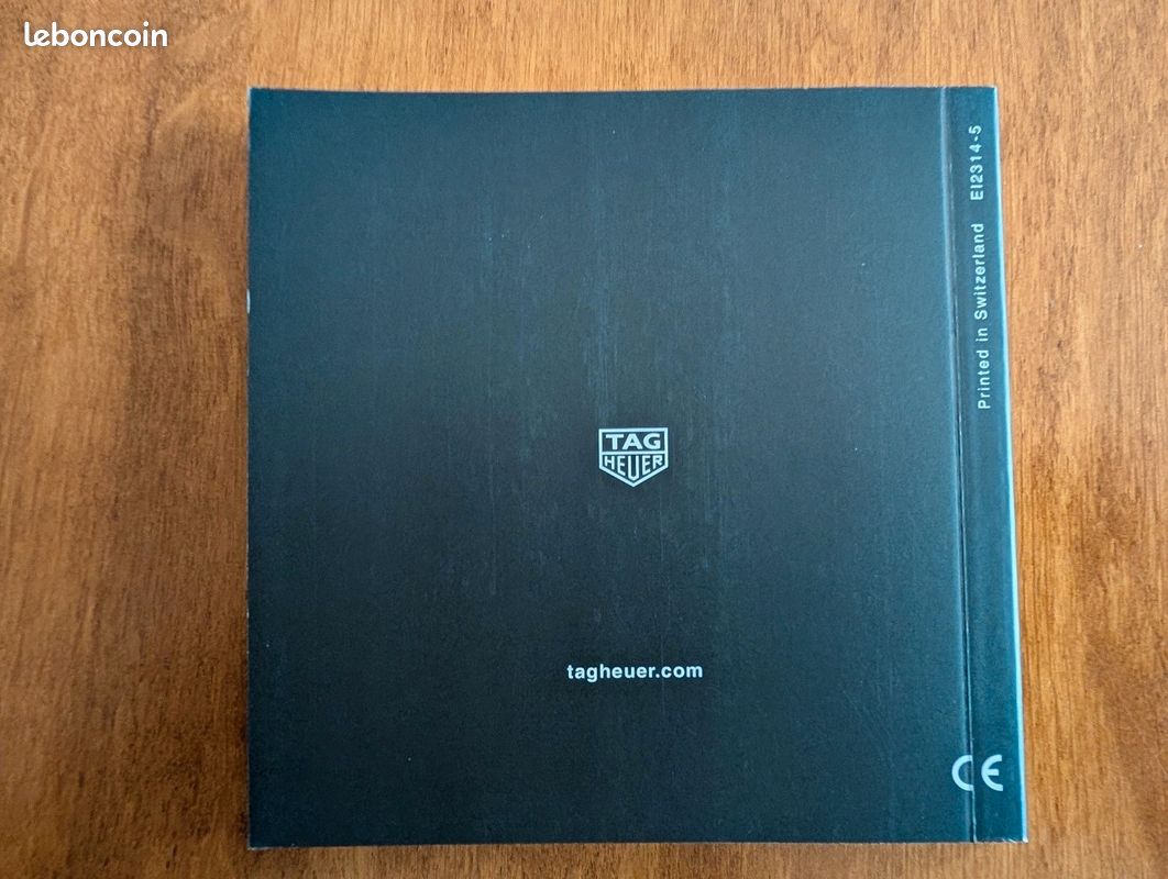 Livret INSTRUCTIONS TAG Heuer Quartz Chronograph Formula 1 & Aquaracer. E12314-5 (image 2)